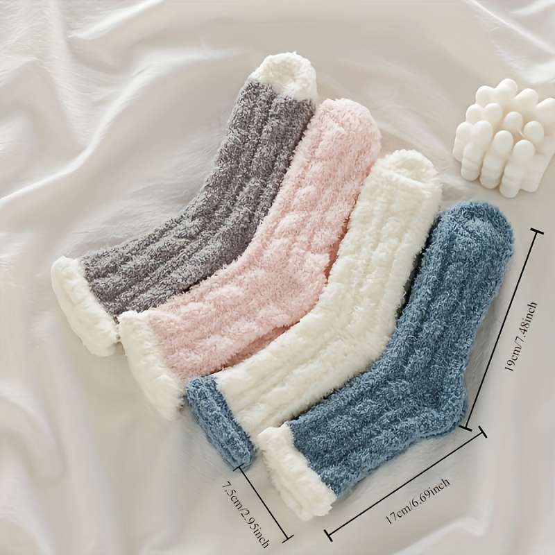 Sock 5 Pairs Of Mixed Colors Randomly  One Size