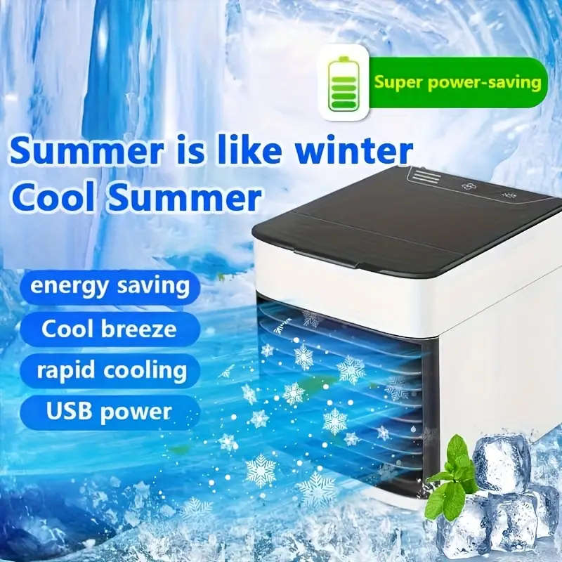 3 In 1 Mini Portable Air Conditioner Fan Heater Humidifier