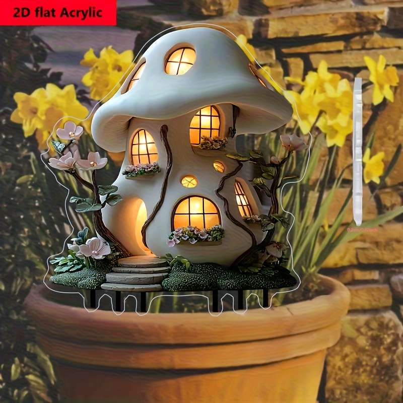 1pc 2D Flat   Plane Suitable for Outdoor Plants and Bonsai Landscaping Ideal Gift for Famil
