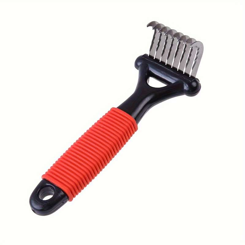 1pc BlackAndRed Pet Comb