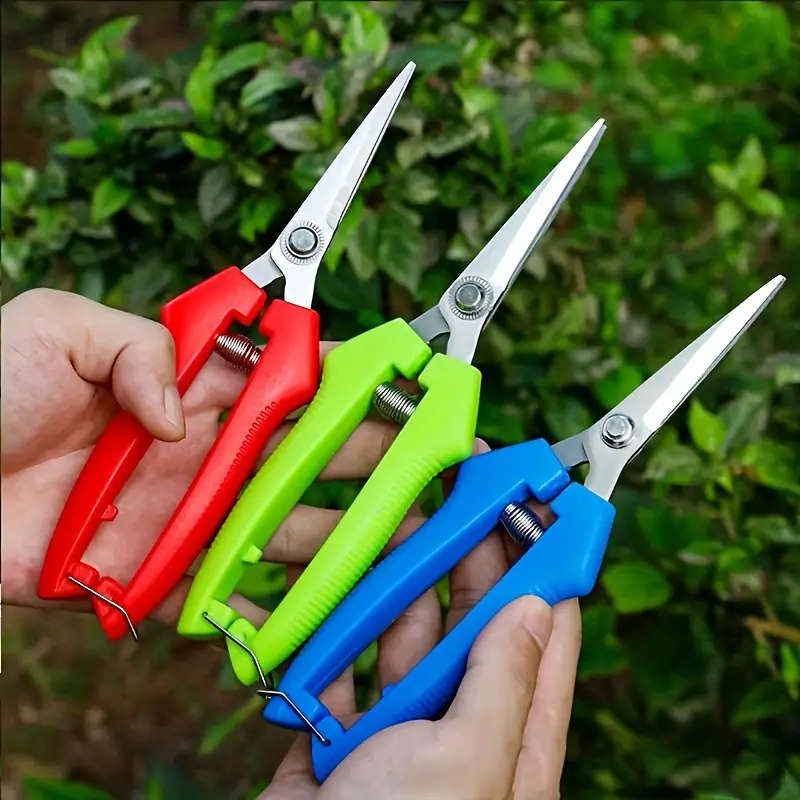 1pc Premium Ergonomic Stainless Steel Garden Shears