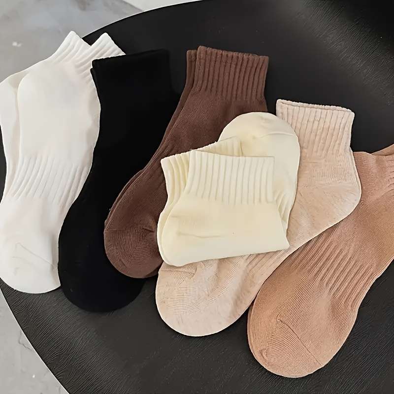 Sock 6 Pairs Of Mixed Colors  One Size