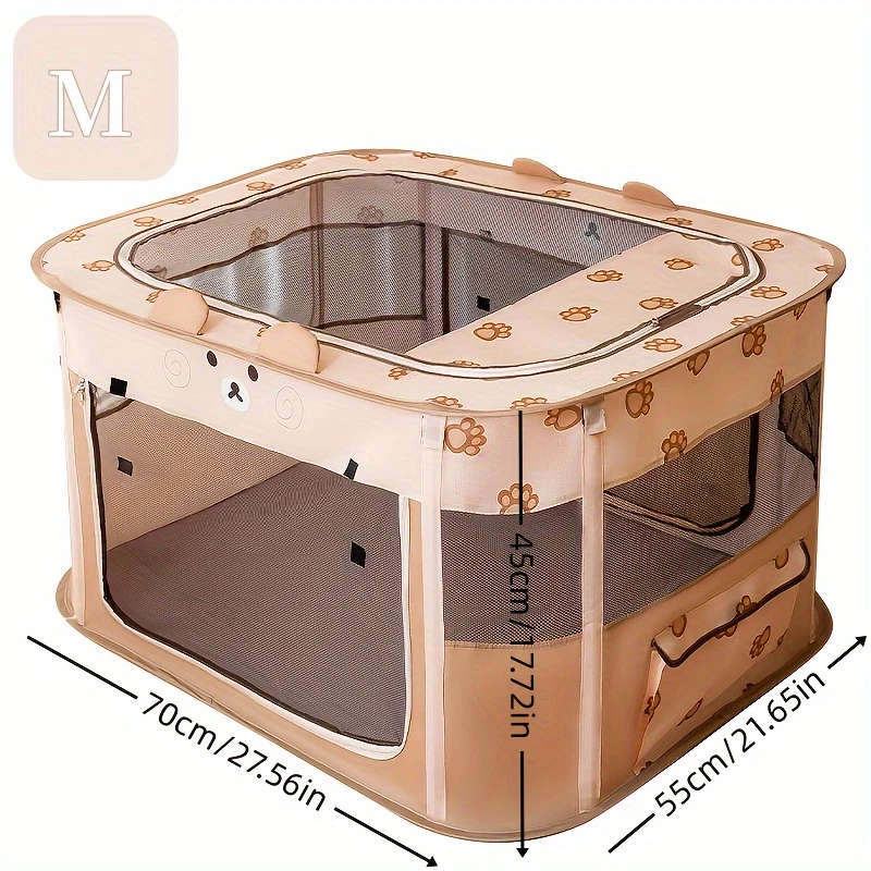 1pc Portable Polyester Modern Pet Tent