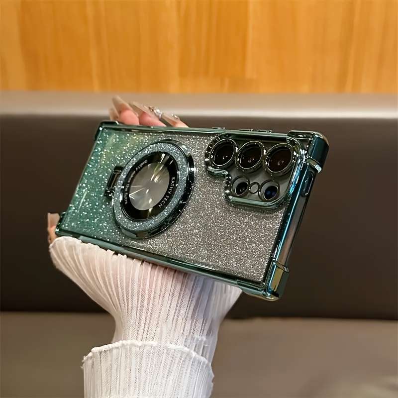 1pc  silvery  For Samsung Samsung Galaxy S23 Add   Phone Cases