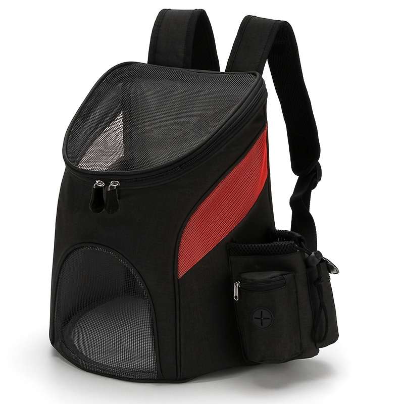 1pc Black With Bluesize S Pet Bag