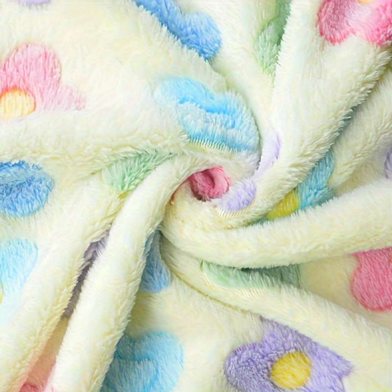 1ps Blanket Style Love Flowers