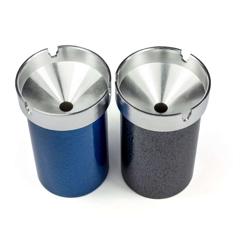1pc Aluminum Alloy Golden Ashtray