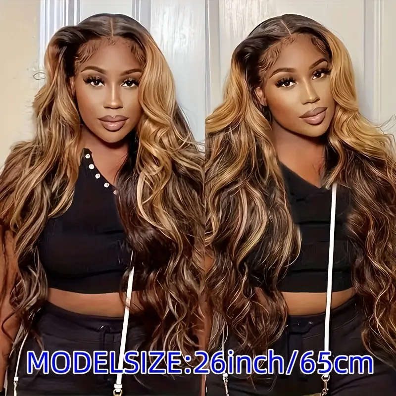 Elegant Piano Color Women's Long Curly Wig