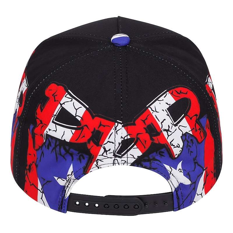 1pc High-Quality Alphabet Series Printing Flat Edge Hat Men Fashion Hip Hop Adjustable Outdoor Spor
