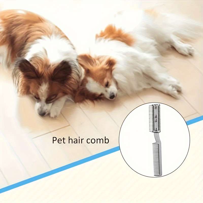 1pc Gray Pet Comb