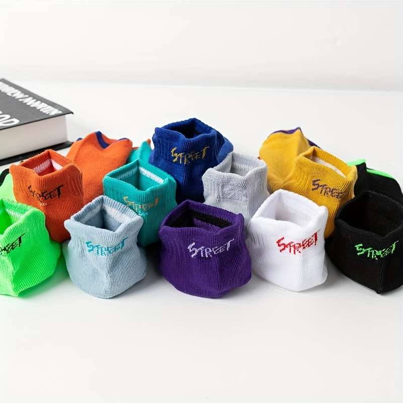 10 Pairs Mixed Colors One Size High Elastic Socks