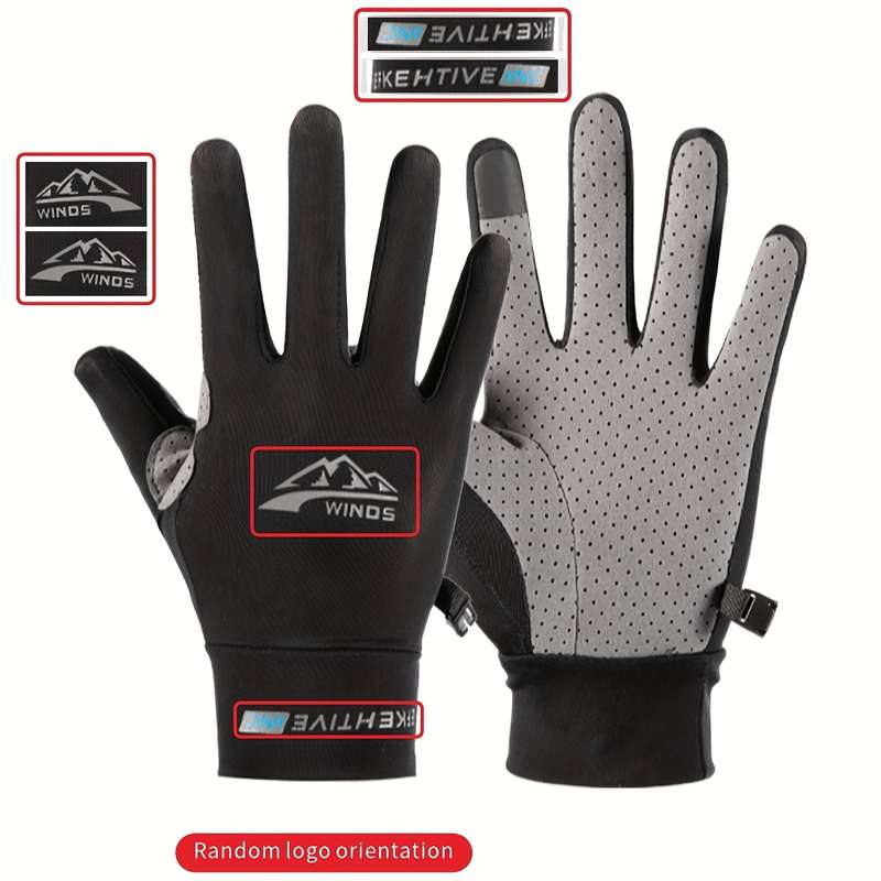 1 Pair Pink Size M Outdoor Sports Gloves