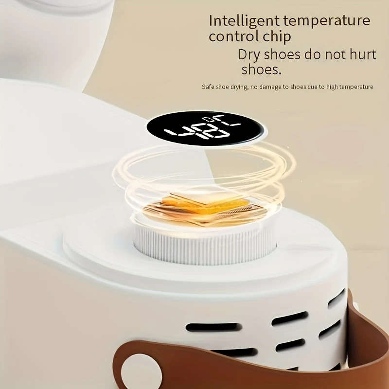 1pc Portable Shoe Dryer Quick-Dry Deodorize Quiet Operation with Smart Timer Foldable Design for Wor