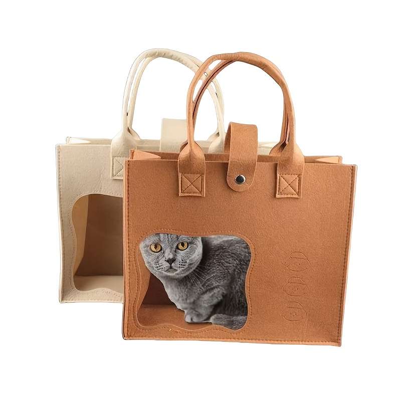 1pc Beige Pet Bag