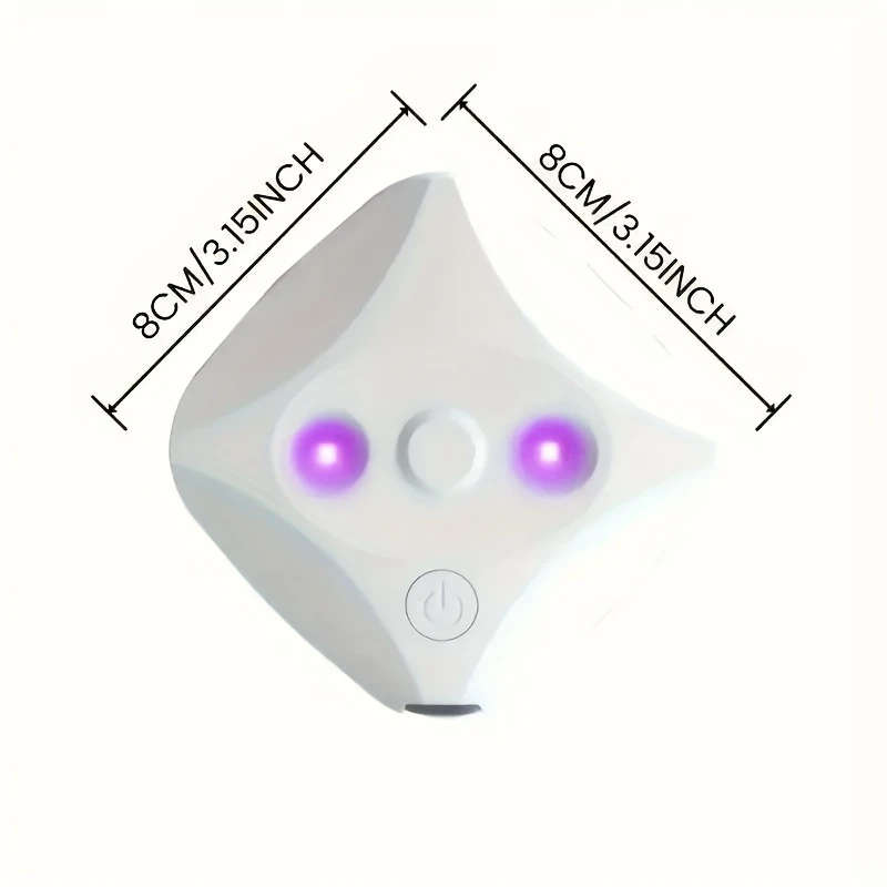 Portable Intelligent Toilet Cleaner & Purifier with LED Light, USB Rechargeable, Easy Installation,