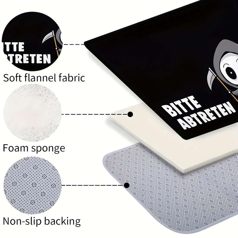 1Pc 15.7x23.6inch 40x60cm Floor Mat