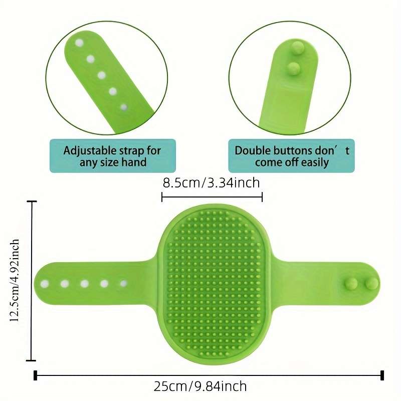 1pc Blue Add Green Pet Comb