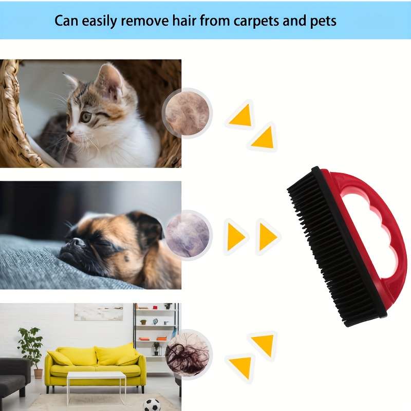 1pc Blue ABSAddTPR MaterialPet Comb