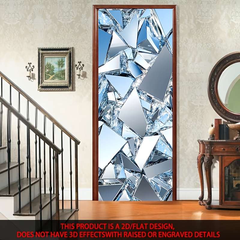 1Pc 77x200cm Door Window Sticker