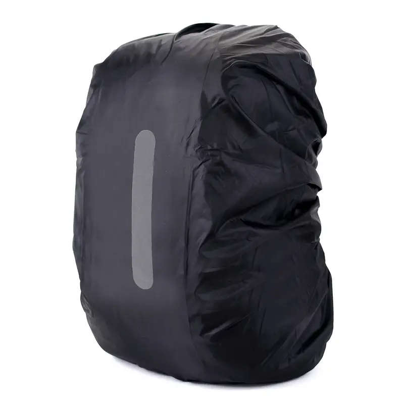 1pc Waterproof Rain Cover For Backpack 30-40L Reflective Rucksack Rain Cover For Anti-dust Anti-Thef