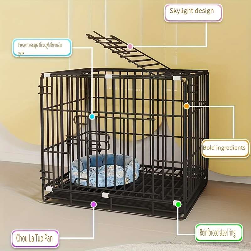 1pc metal folding cage Pet Cage