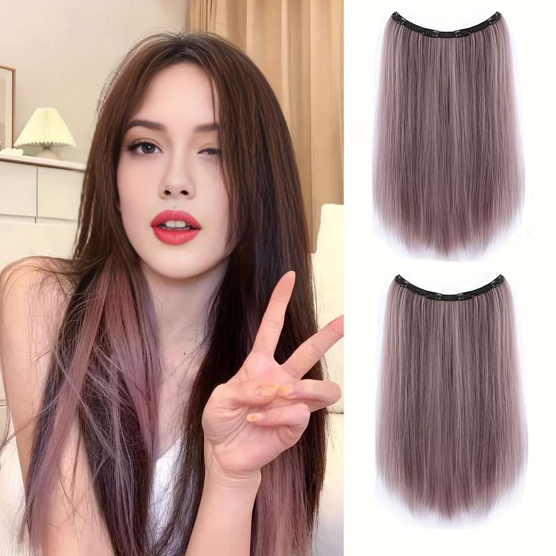 1Pc Thin Rattan Color 50.8cm Fashion Design Wig