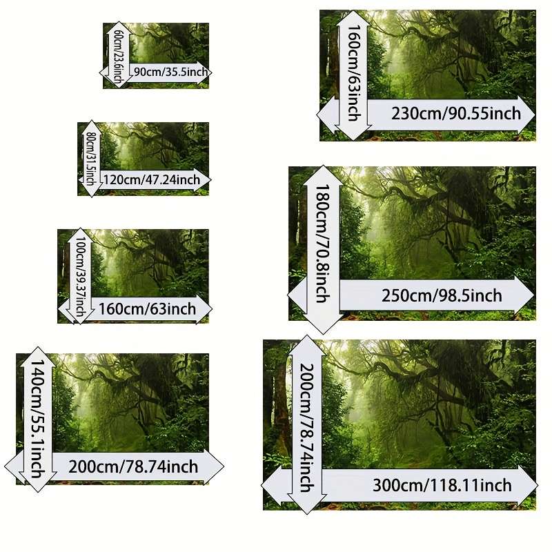 1Pc 55.1x78.7inch 140x200cm Floor Mat