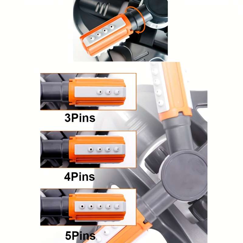 1Pc 360 Degree Automatic Rotating Triple Spigot Sprinkler Nozzle