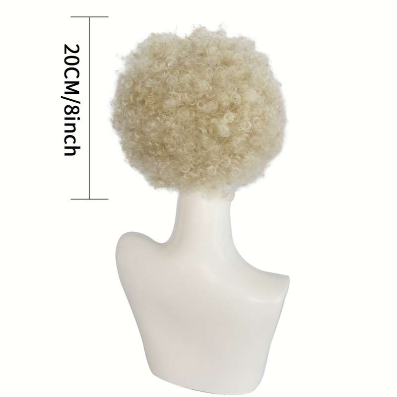 1Pc Blonde 20.32cm Fashion Design Wig