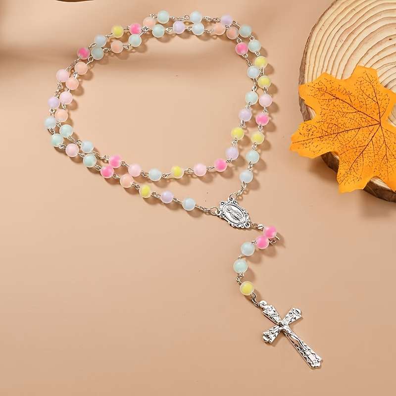 1 Piece Polychrome Jesus Theme Pendant