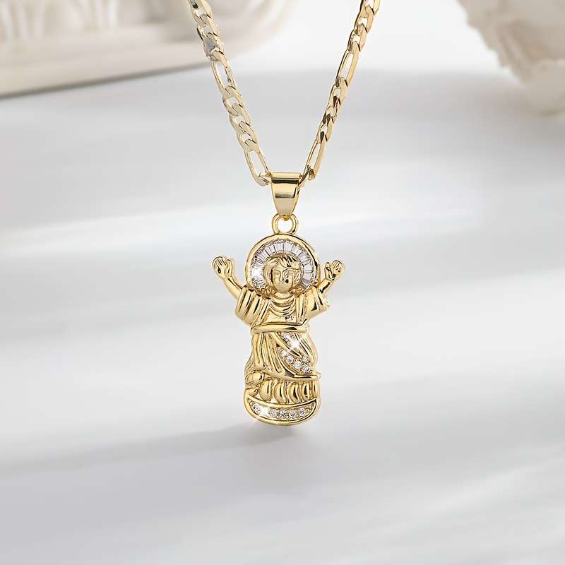 1 Piece Pendant Necklace Jesus Theme Pendant