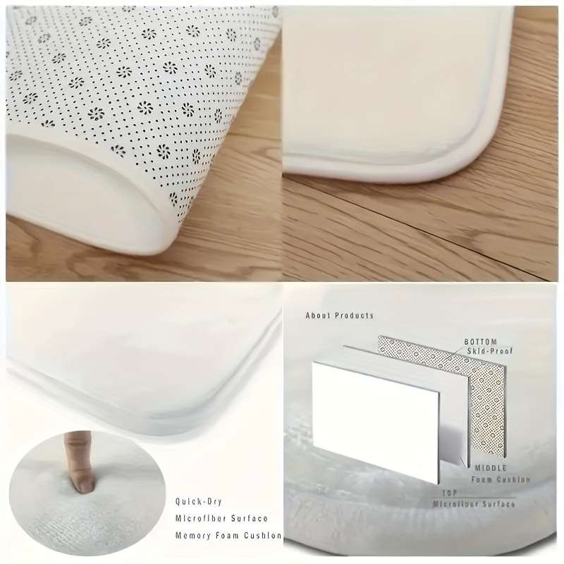 1Pc Polychrome 80x120cm Floor Mat