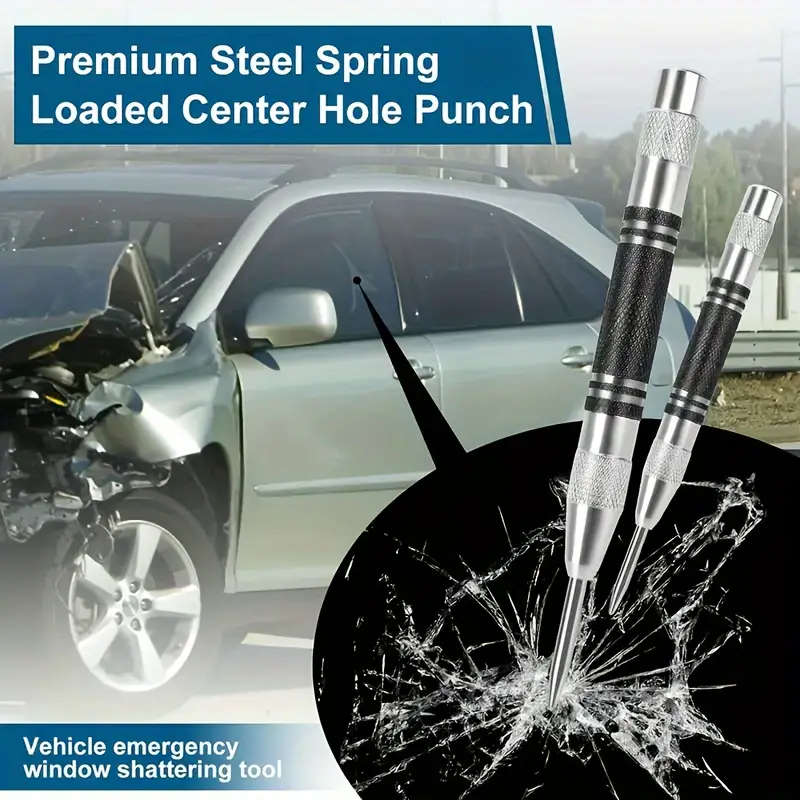 Automatic Center Punch With 2 Extra Bits