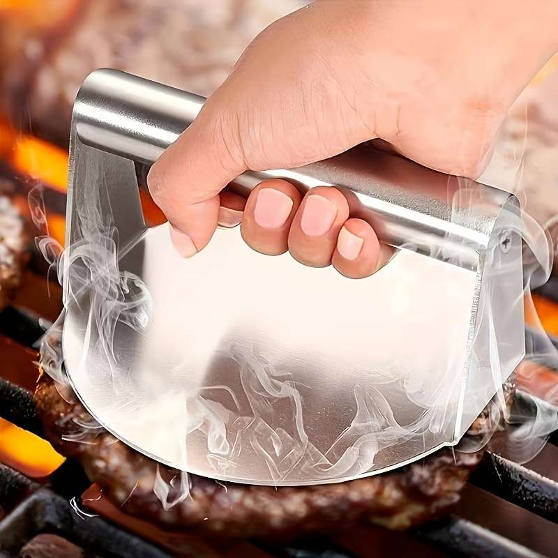 1pc Stainless Steel Burger Press Non-Stick Patty Molds for Perfect Hamburgers Sandwiches and St