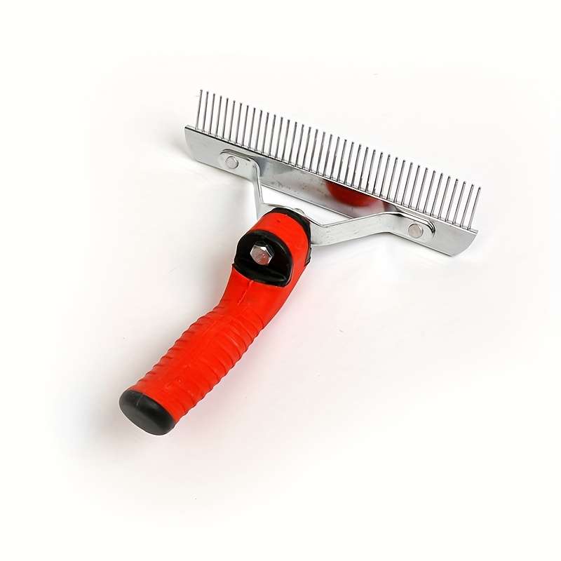 1pc Wood Color Pet Comb