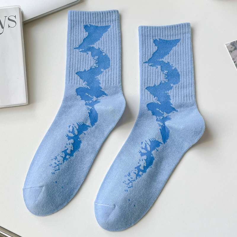1 Pair Orange  Socks
