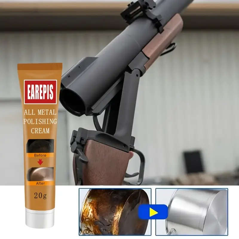 1pc All Metal Polishing Cream Quick Effective 20g for Outdoor Gun Cleaning Shining