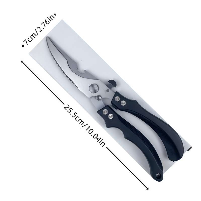 1pc One Heavy Duty Kitchen Scissors High Quality Stainless Steel Large Chicken Bone Scissors Shar