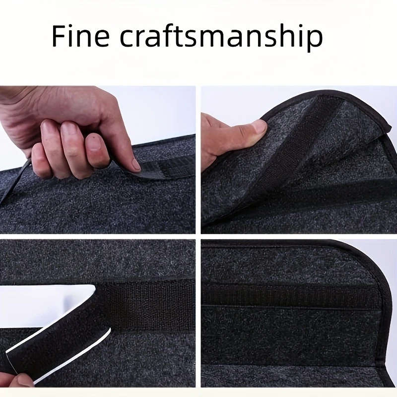 Thickened Felt Cloth Car Trunk Storage Box