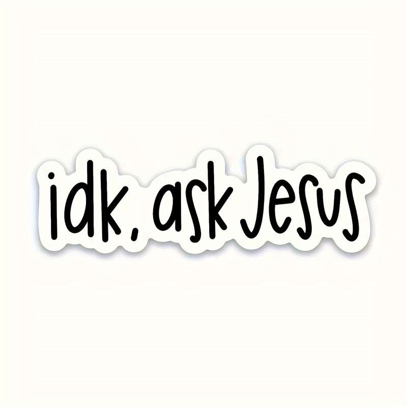 4pcs  Jesus Christian Themed Stickers