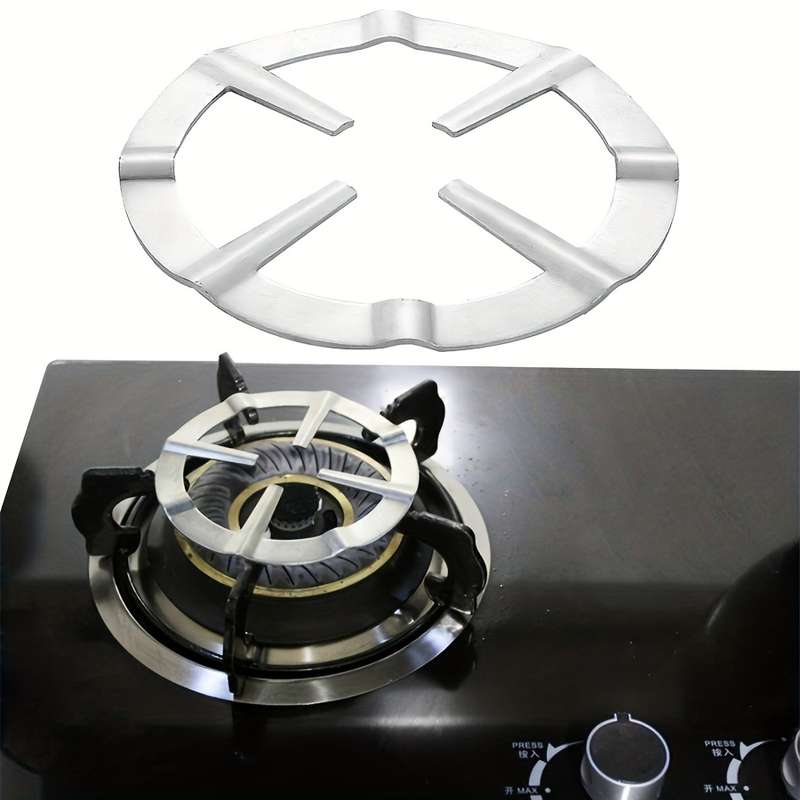 1pc WIEZ Stainless Steel Coffee Pot Holder Versatile Mocha Espresso Machine Stand for Gas Stove