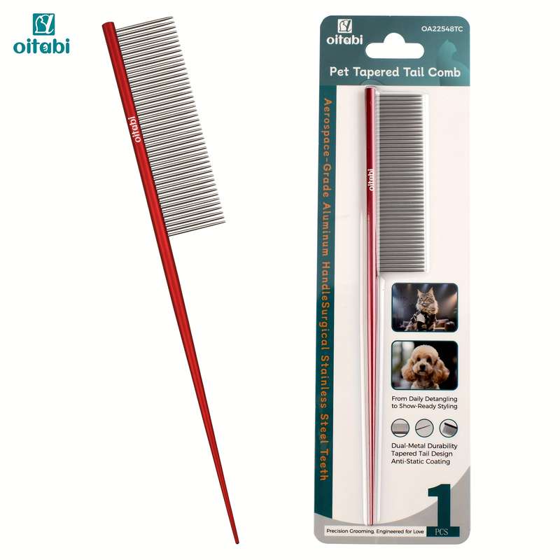 1pc Golden Color Pet Comb