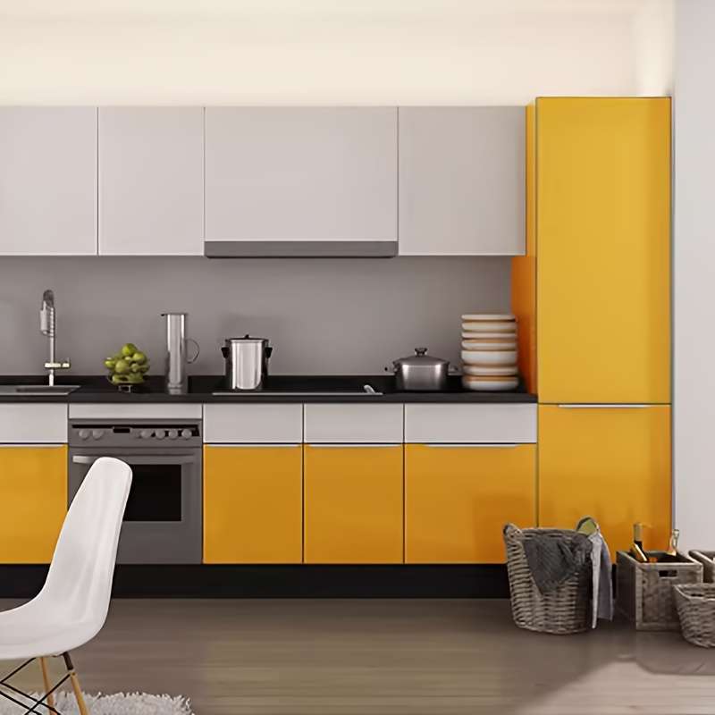 1PC Wall StickersHigh Gloss Gray59.99cmX200.0cm
