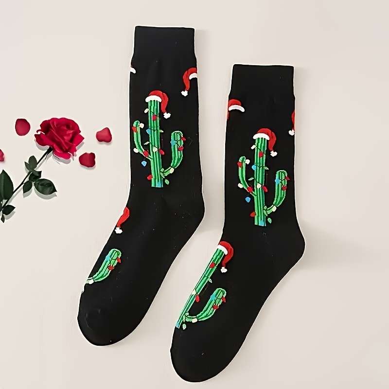 1 Pair Mixed Color One Size Socks