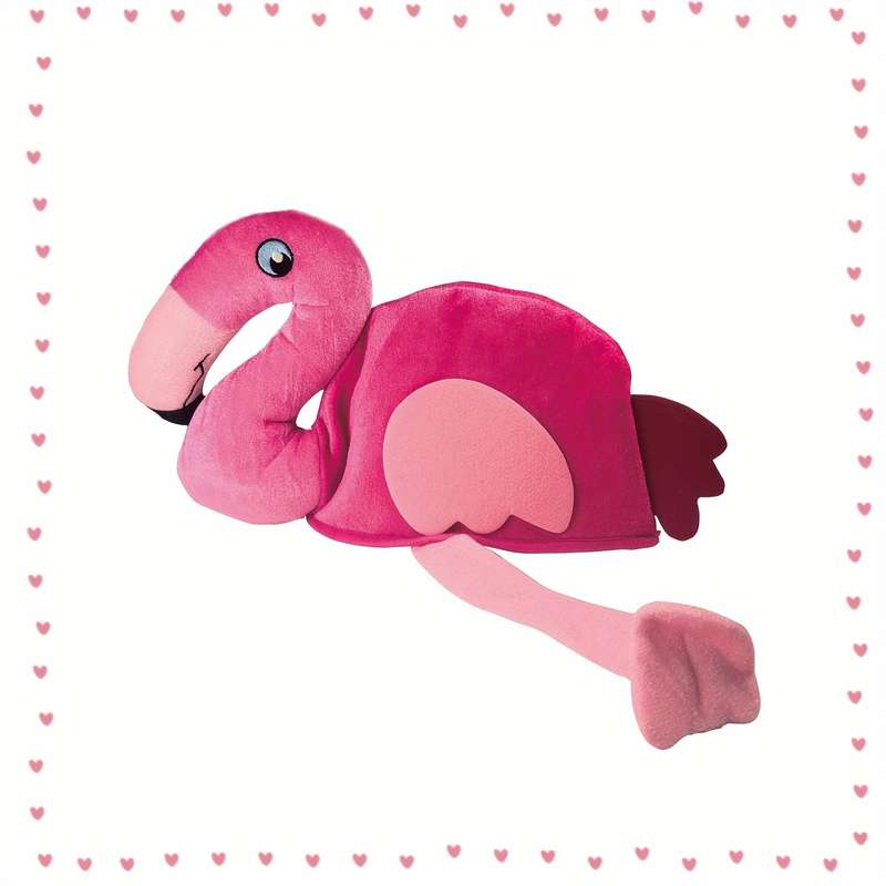 1pc Flamingo Party Hat Soft Cute Animal Costume Accessory for Carnival Birthday Bachelore