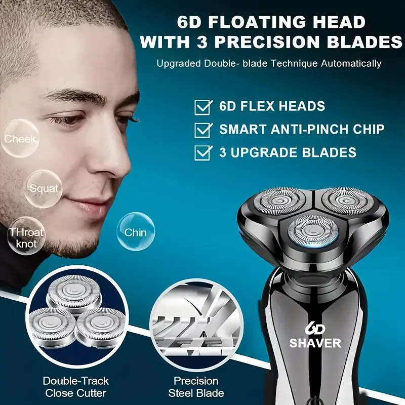 3-In-1 Electric Shaver