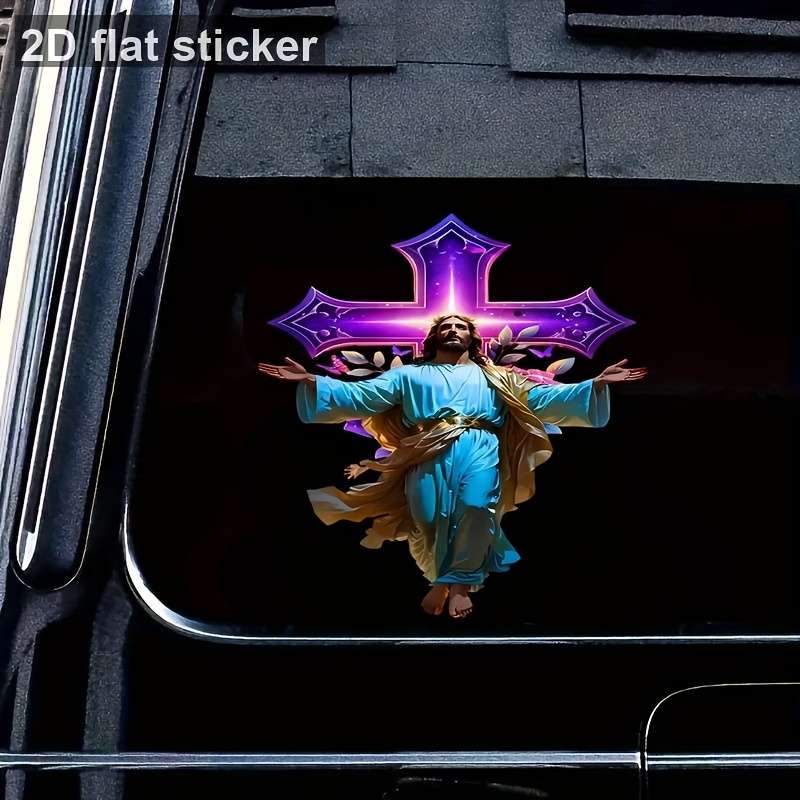 1pc Cartoon Jesus Christian Themed Stickers
