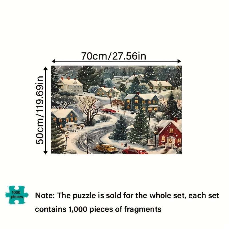 1000 Piece Paper Jigsaw Puzzle For Adults