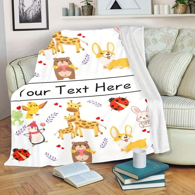 1ps Blanket Color White size 180x200cm