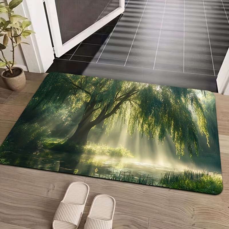 1Pc Green 19.69x31.49inch 50x80cm Floor Mat